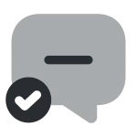 Message Tick SVG Icon